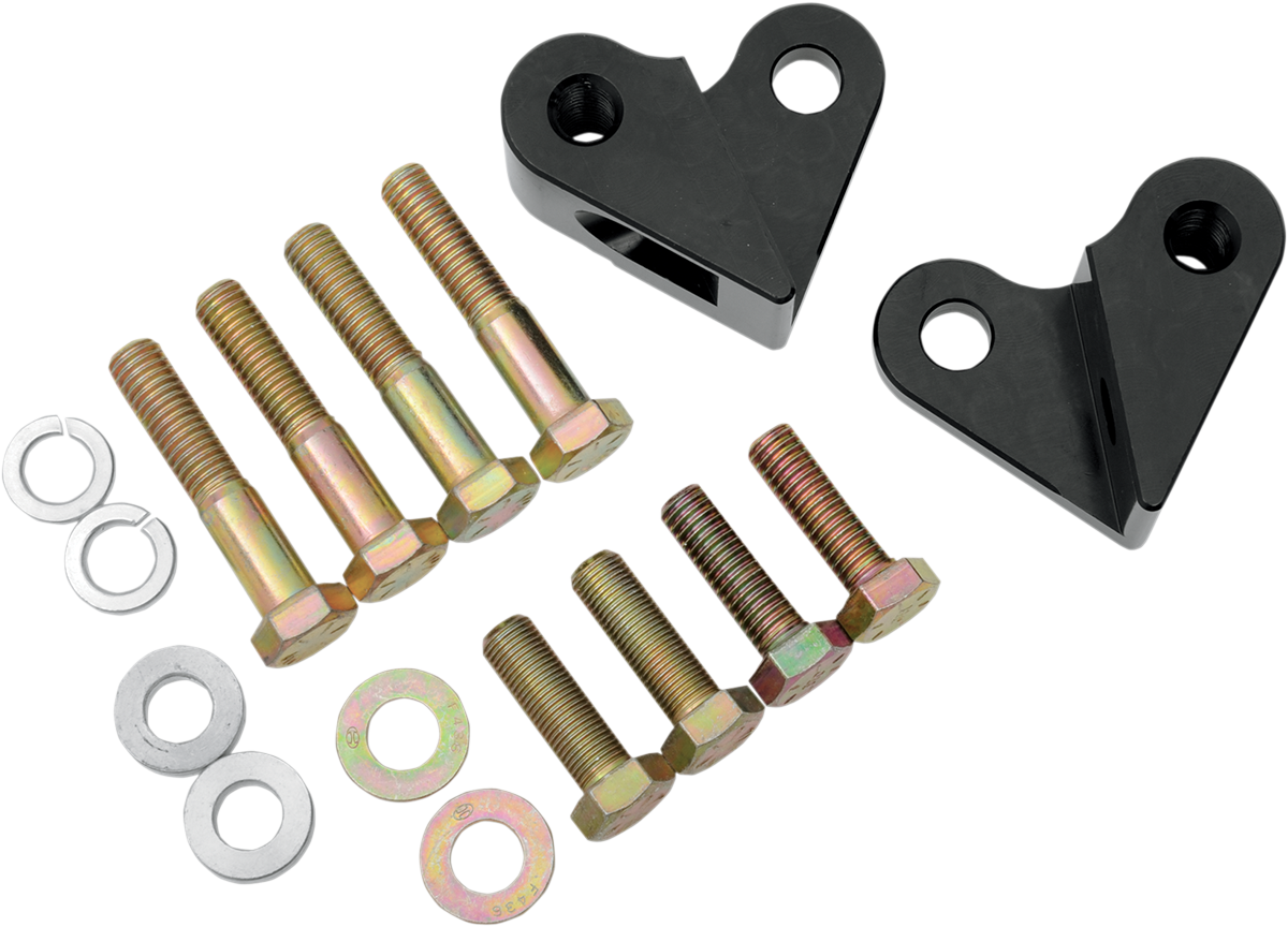 LA CHOPPERS Lowering Kit - Rear - Lowers 1" - Black Powder Coated - '97-'01 FL LA-7500-01
