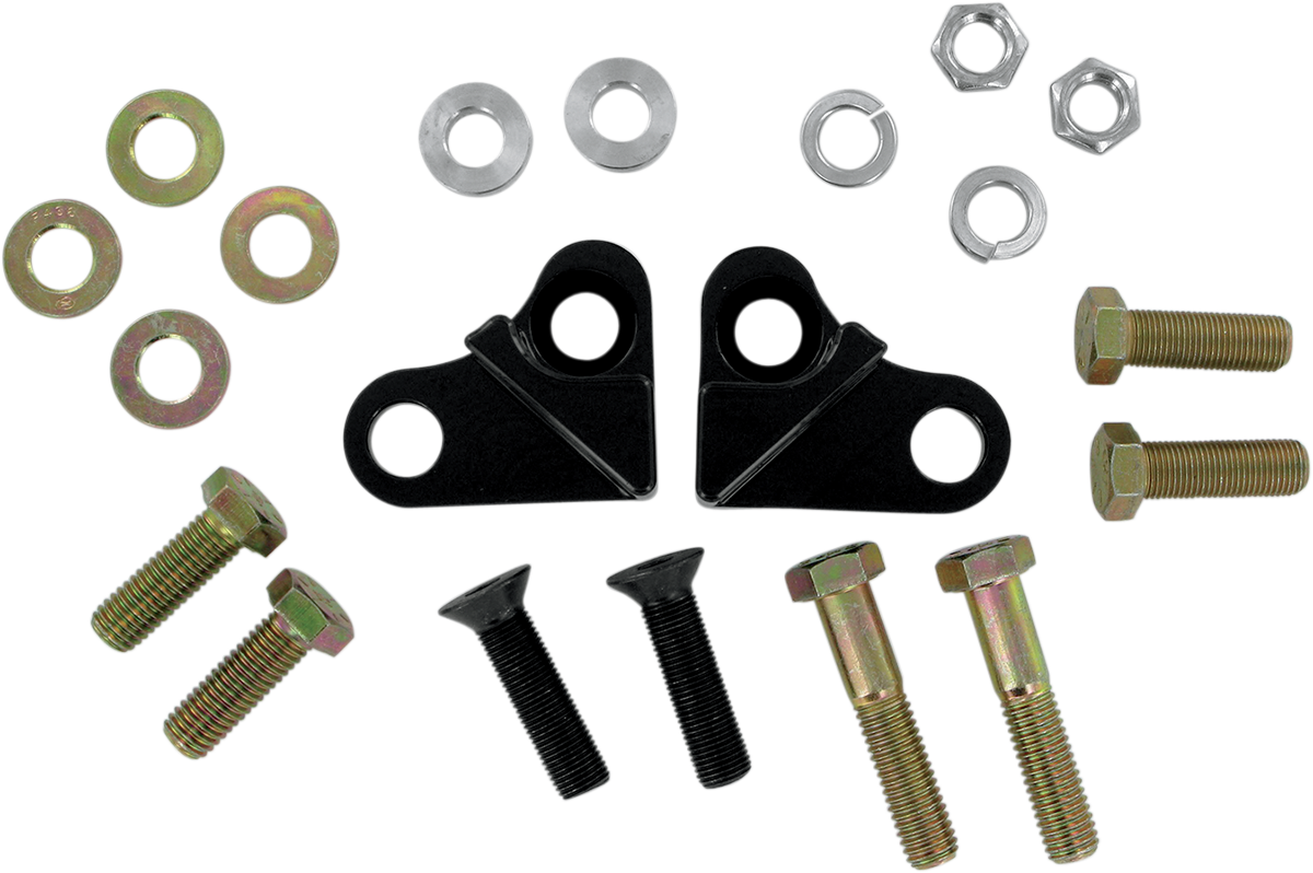 LA CHOPPERS Lowering Kit - Rear - Lowers 1.5" - Black Powder Coated - '85-'96 FL LA-7500-02