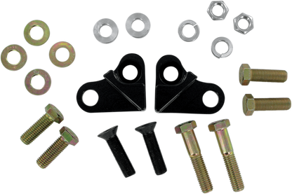 LA CHOPPERS Lowering Kit - Rear - Lowers 1.5" - Black Powder Coated - '85-'96 FL LA-7500-02