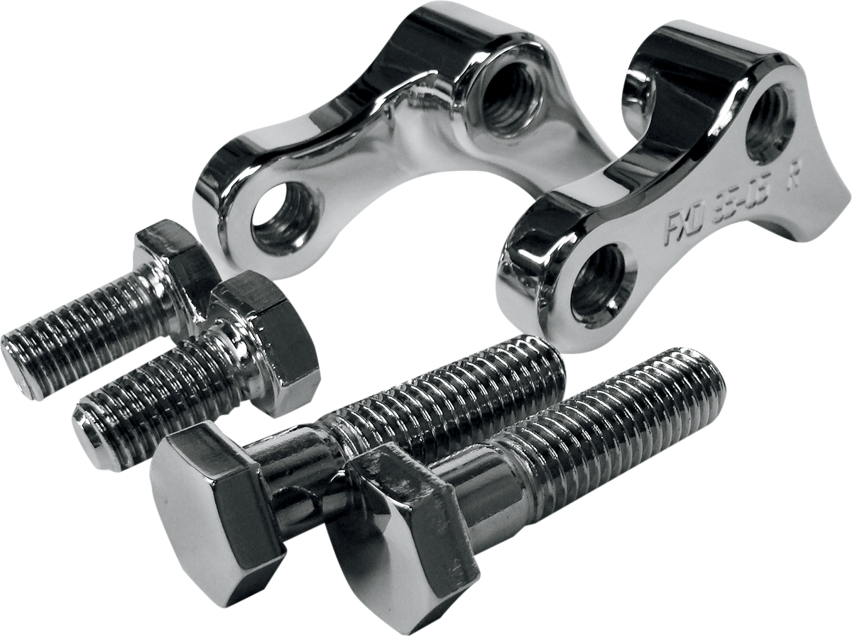 LA CHOPPERS Lowering Kit - Rear - Lowers 1" - Chrome - '95-'05 FXD LA-7590-01