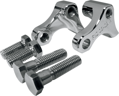 LA CHOPPERS Lowering Kit - Rear - Lowers 1" - Chrome - '06-'17 FXD LA-7590-02