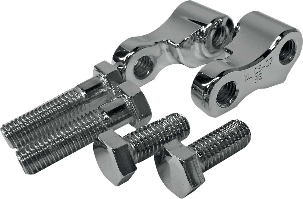 LA CHOPPERS Lowering Kit - Rear - Lowers 1" - Chrome - '05-'15 XL LA-7590-03