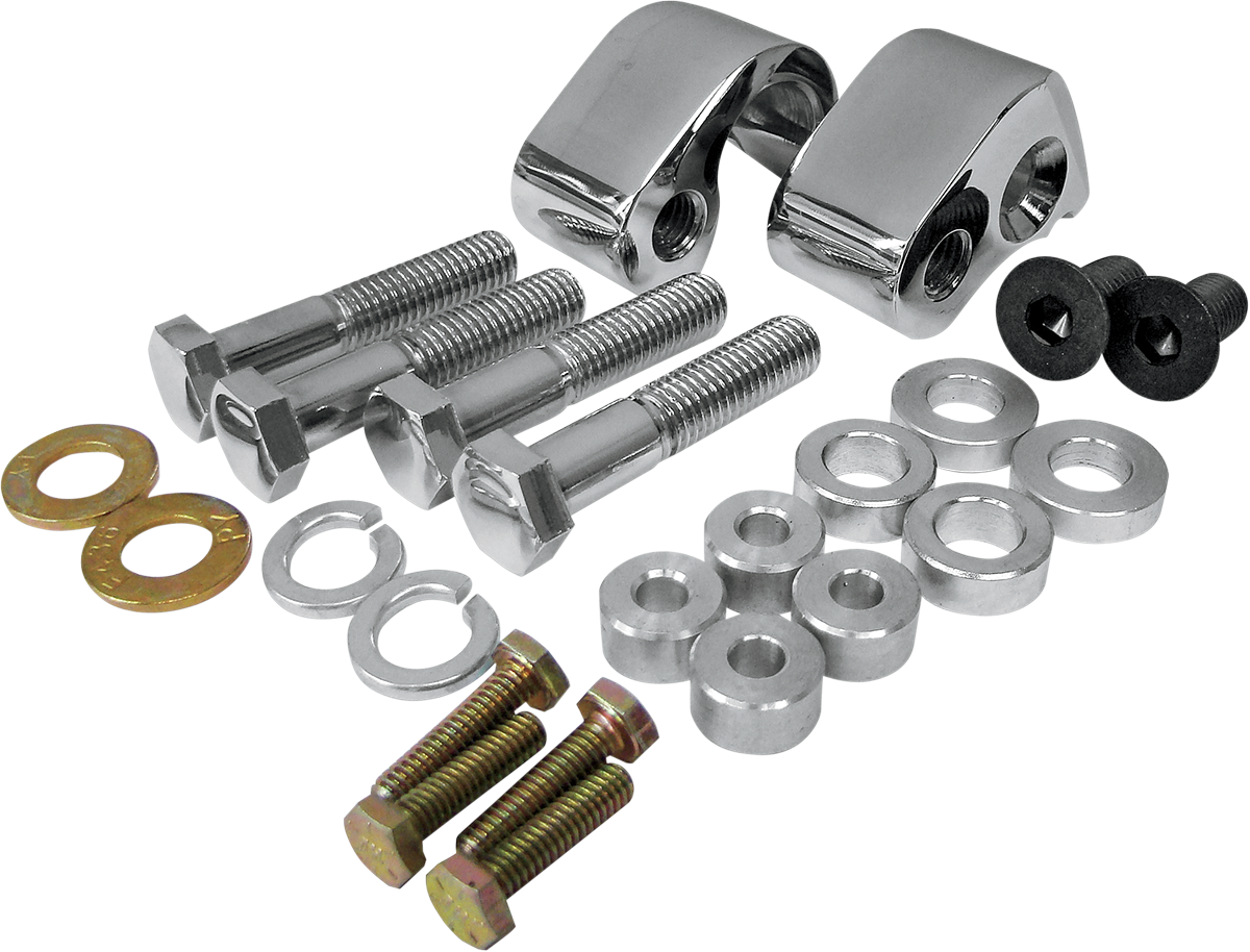 LA CHOPPERS Lowering Kit - Rear - Lowers 1" - Chrome - '02-'16 FL LA-7590-00