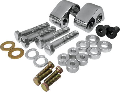 LA CHOPPERS Lowering Kit - Rear - Lowers 1" - Chrome - '02-'16 FL LA-7590-00