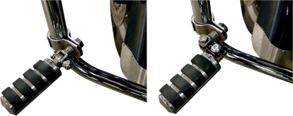 LA CHOPPERS Foot Peg Relocator - Black LA-7202-00B