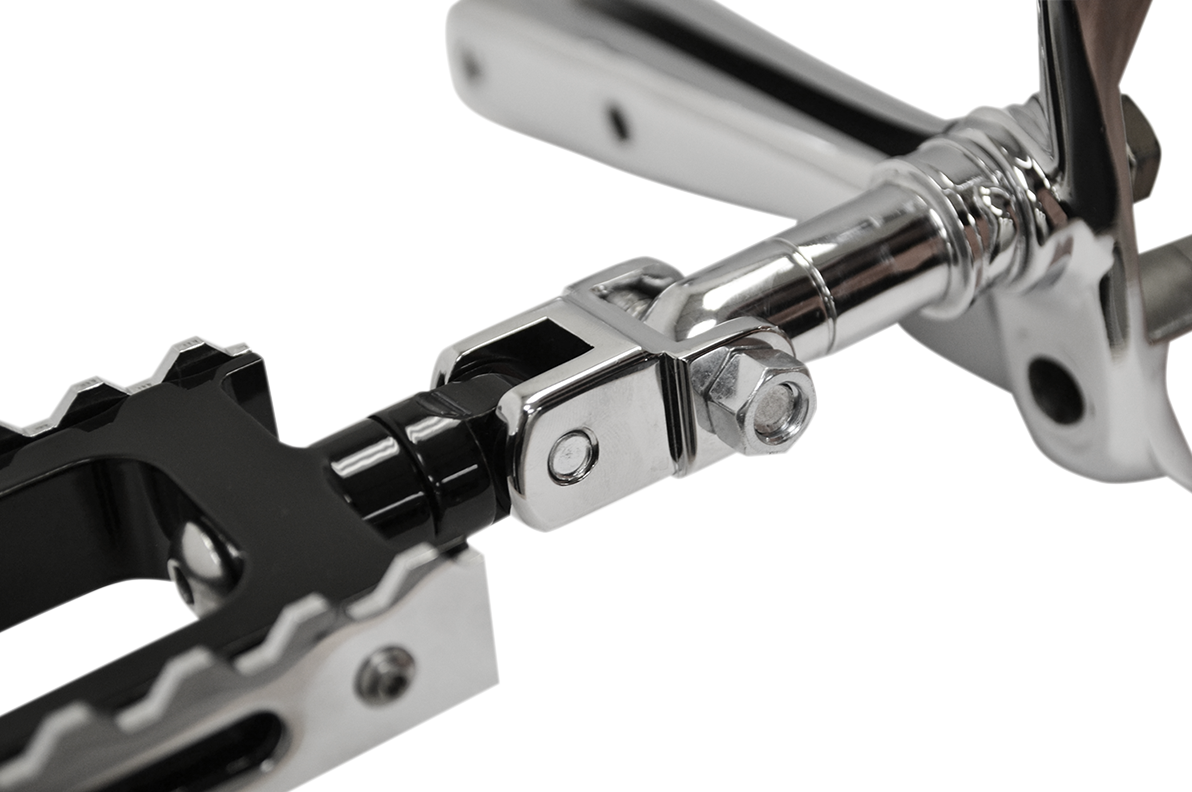 LA CHOPPERS Male Foot Peg Adapters - Chrome LA-7202-01