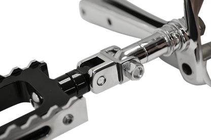 LA CHOPPERS Male Foot Peg Adapters - Chrome LA-7202-01