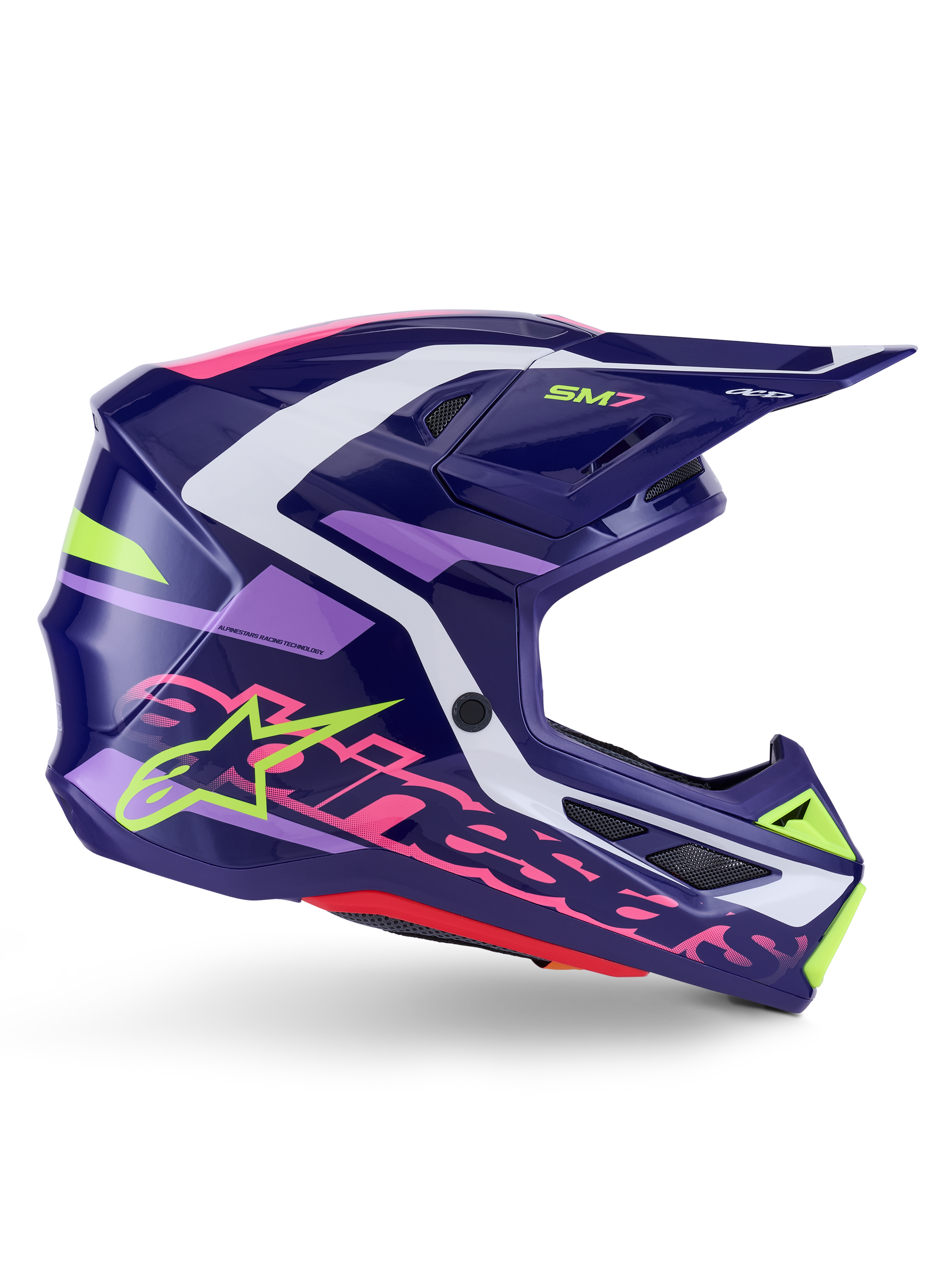 Sm7 Deed Helmet Purp/Pnk Glossy Lg
