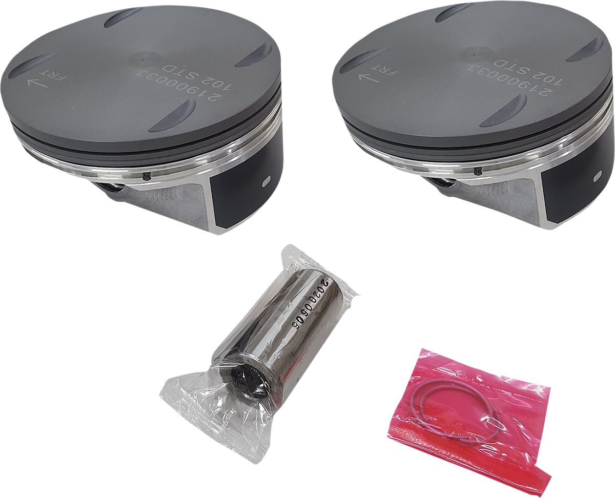 DRAG SPECIALTIES Piston Kit - 3.937" +0.010" - 107" Motor - M8 21900049-010