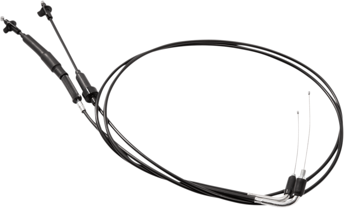 MOTION PRO Black Vinyl Throttle Cable - Pull - '09-'16 Scrambler/Sportster 10-0171