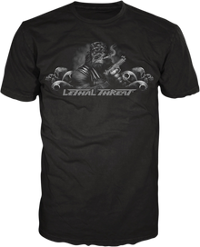 LETHAL THREAT Pistol Packing Gorilla T-Shirt - Black - XL LT20732XL