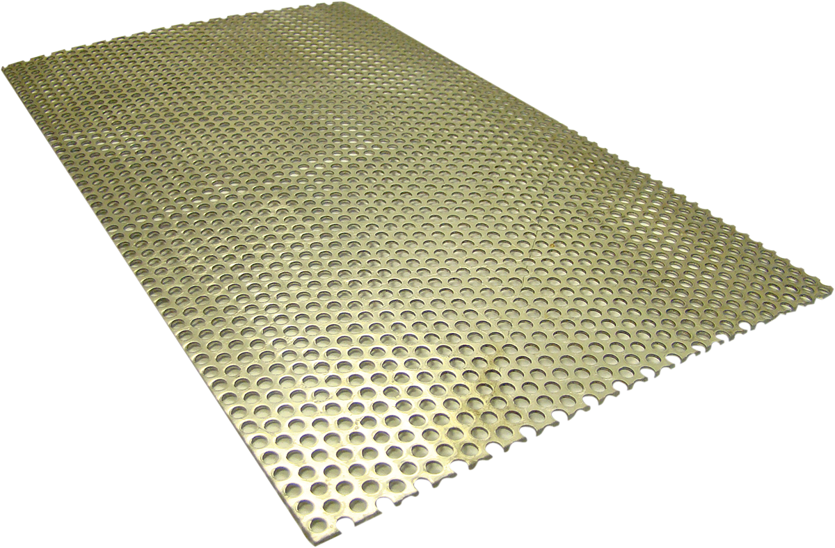 LA CHOPPERS Universal Exhaust Baffle Perforated Sheet - Stainless - 6" x 10" LA-1201-00