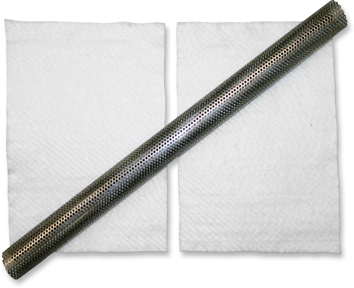 LA CHOPPERS 24" Universal Exhaust Baffle with Packing - 2-1/4" LA-1222-24P
