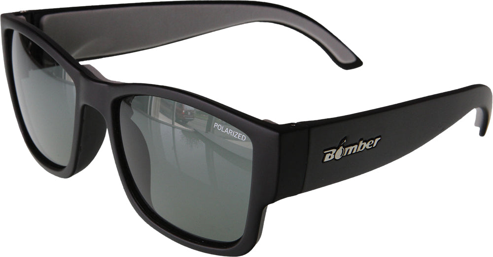 Gomer Bomb Floating Eyewear Matte Black W/Polar Smoke