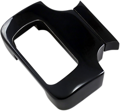 LA CHOPPERS T-Bar Gauge Mount - Gloss Black - For 1.5" Diameter Bars LA-7391-02B