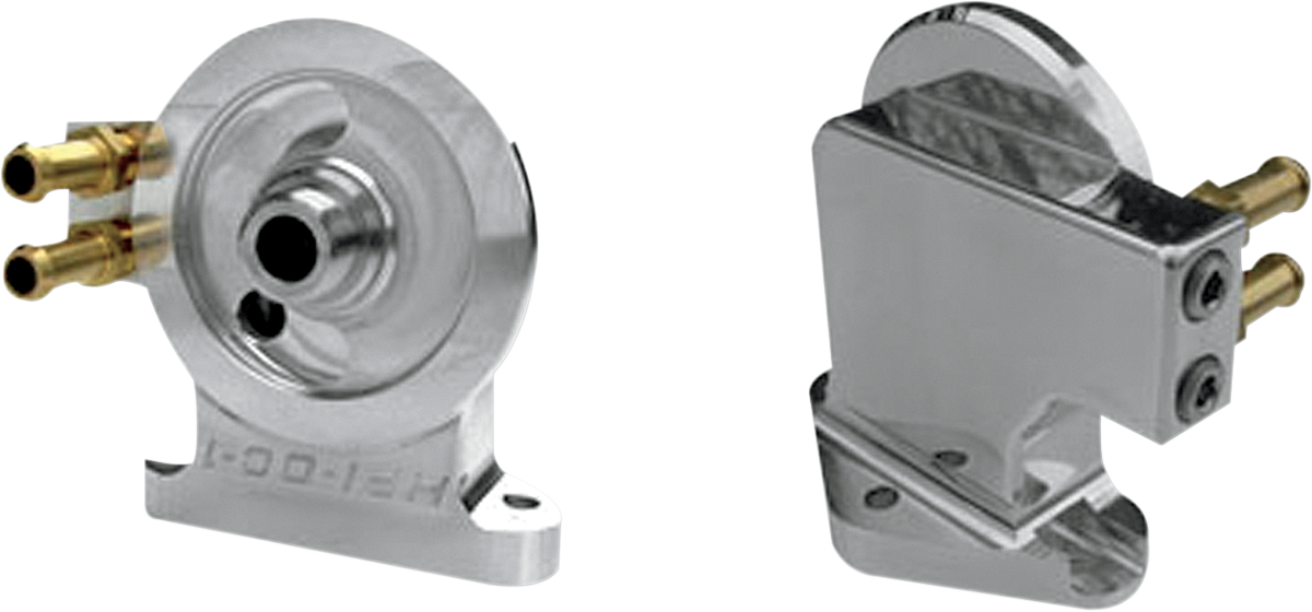 HORSEPOWER, INC Oil Filter Mount - Polished HPI-OC-1