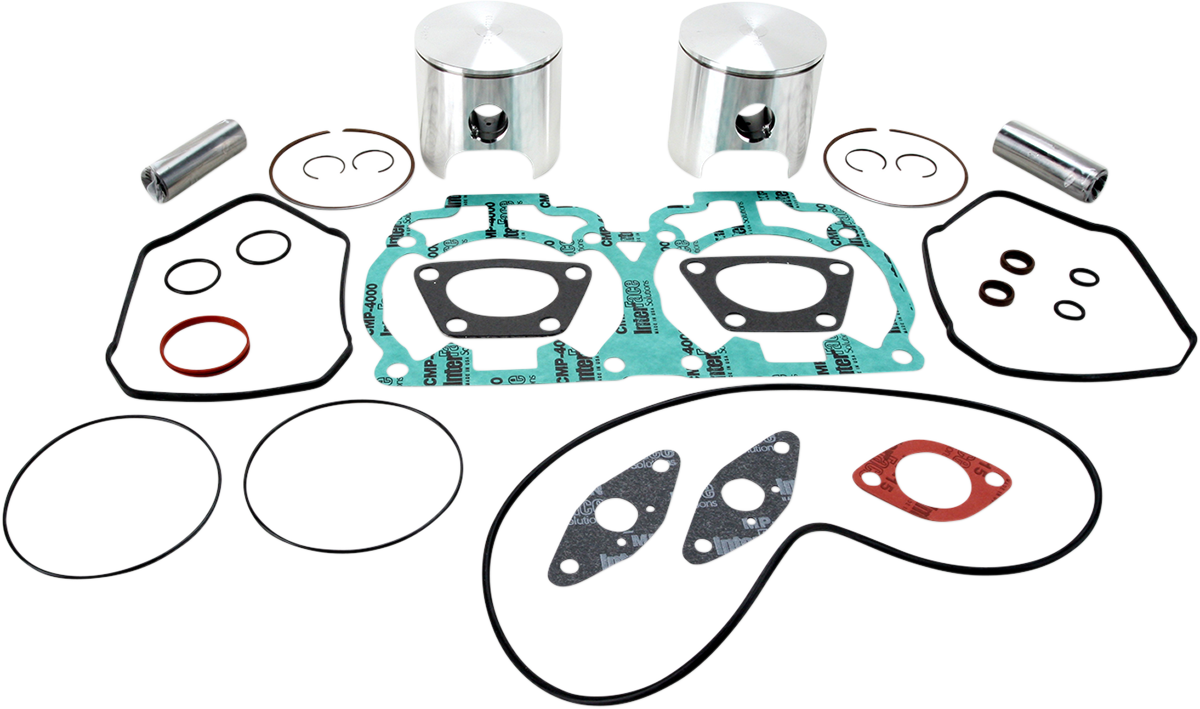 WISECO Piston Kit with Gaskets - 77.00 mm - 593 Engine Type - Ski-Doo SK1304