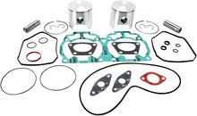 WISECO Piston Kit with Gaskets - 77.00 mm - 593 Engine Type - Ski-Doo SK1304