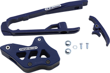 T.M. DESIGNWORKS Chain Guide/Slider - KTM/Husqvarna - Blue DCK-KT3-BL2