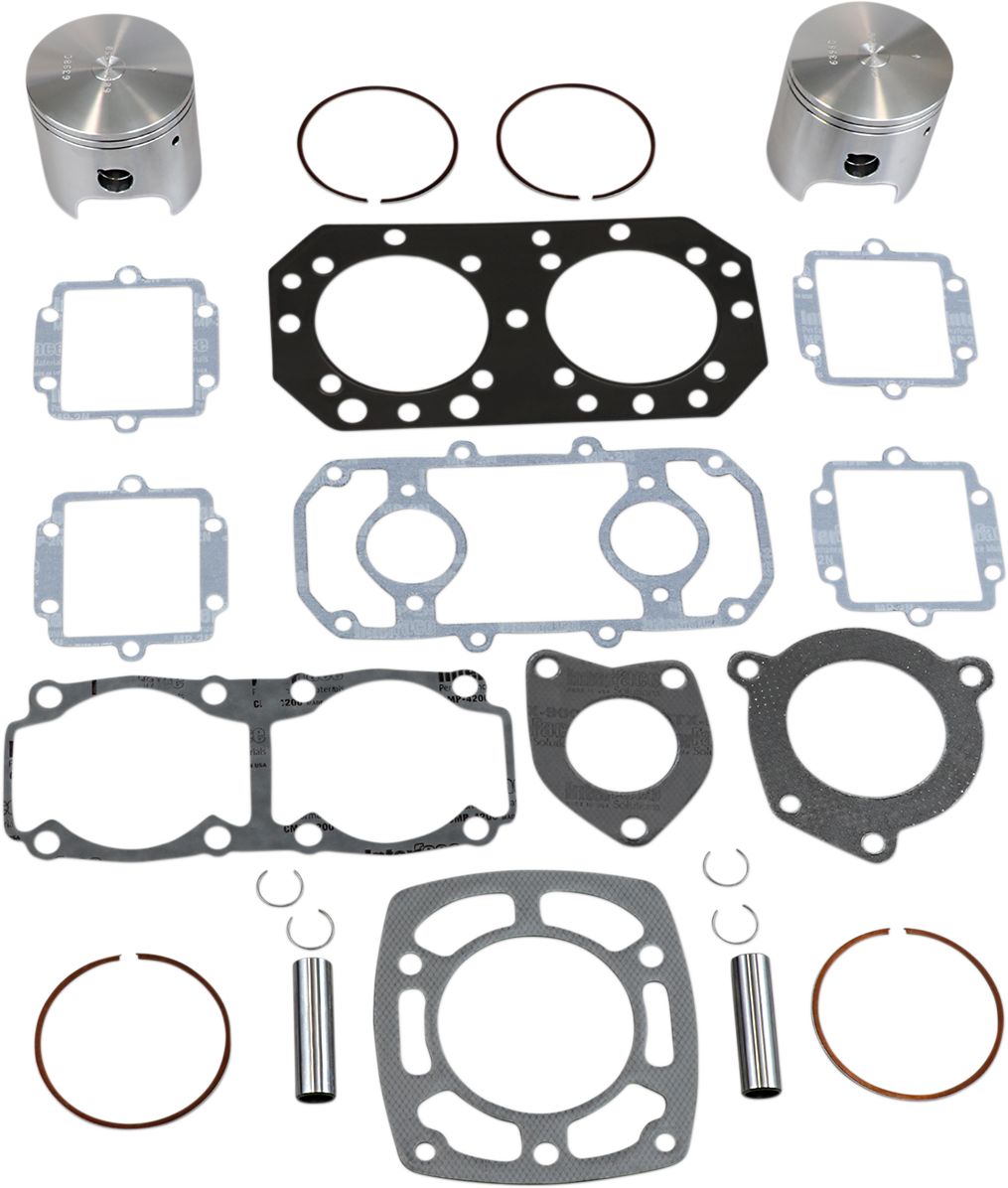 WISECO Piston Kit - Kawasaki - 550 cc Twin Cylinder - +0.50 mm WK1046