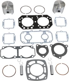 WISECO Piston Kit - Kawasaki - 550 cc Twin Cylinder - +0.50 mm WK1046