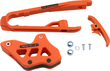 T.M. DESIGNWORKS Chain Guide/Slider - KTM/Gas Gas - Orange DCK-KT4-OR