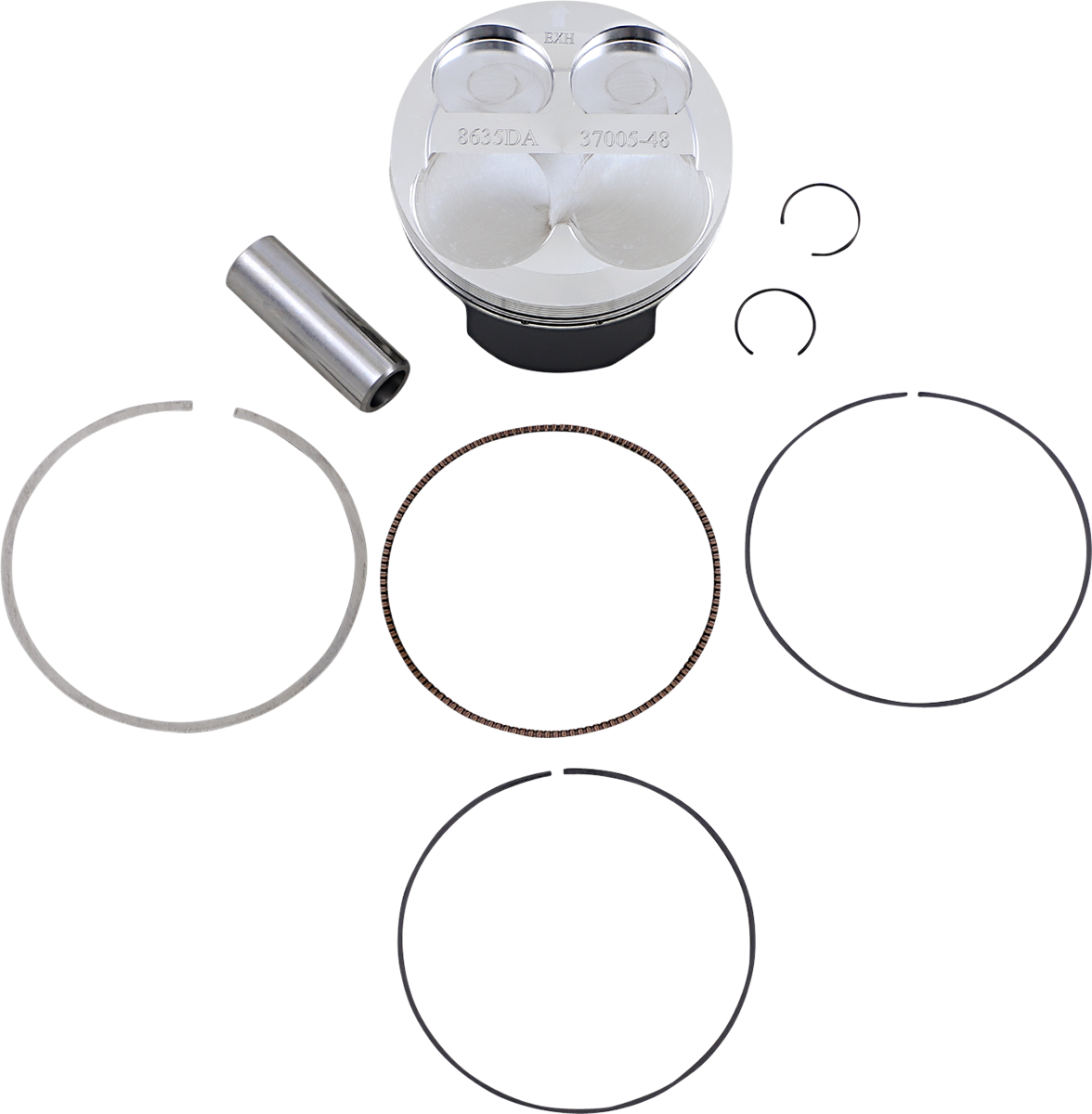 WOSSNER Piston Kit - 76.96 mm - Kawasaki 8635DA