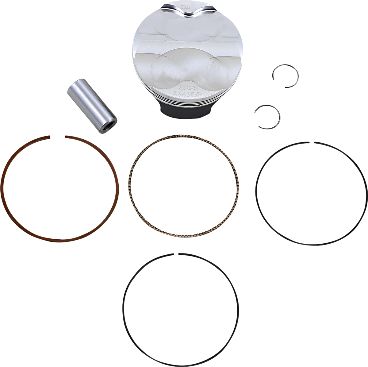 WOSSNER Piston Kit - 75.97 mm - Husaberg | KTM 8645DB