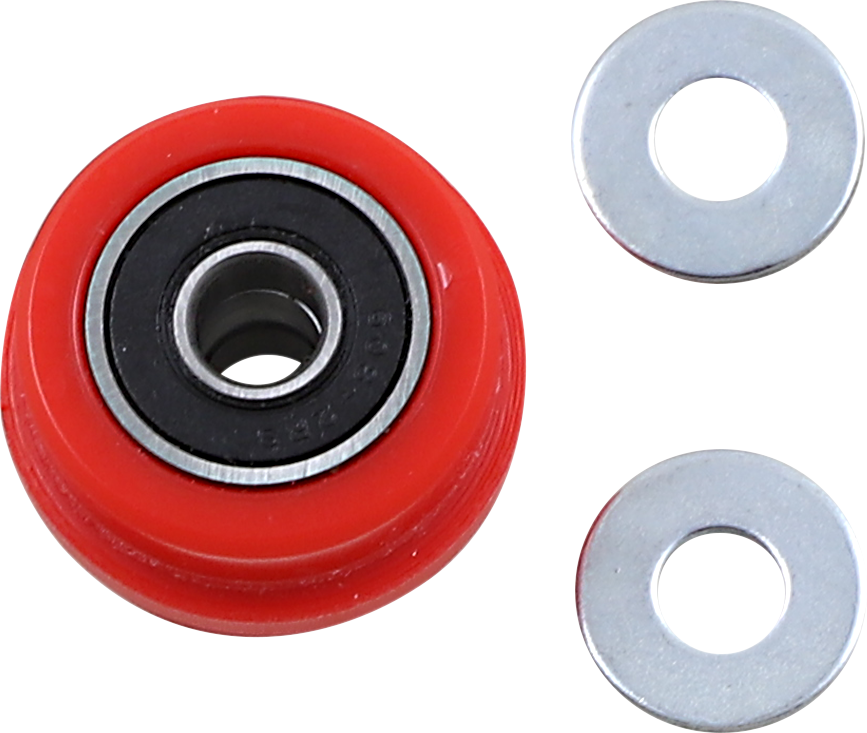 T.M. DESIGNWORKS Chain Roller - Red - CRF150R PLR-150-RD