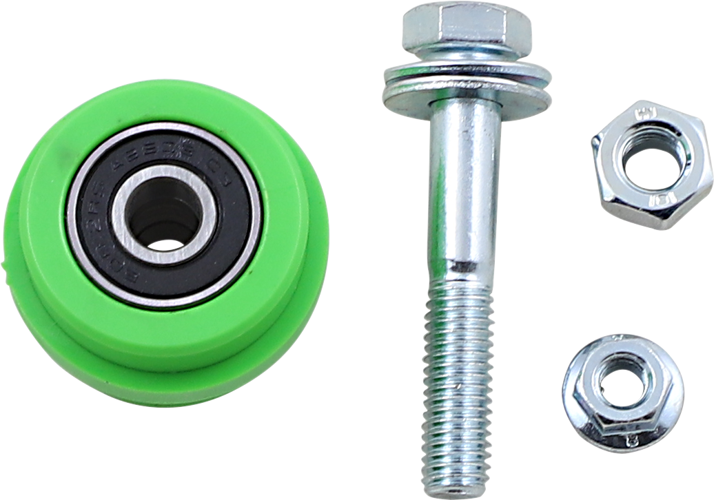 T.M. DESIGNWORKS Chain Roller - Green - Kawasaki PLR-215-GR