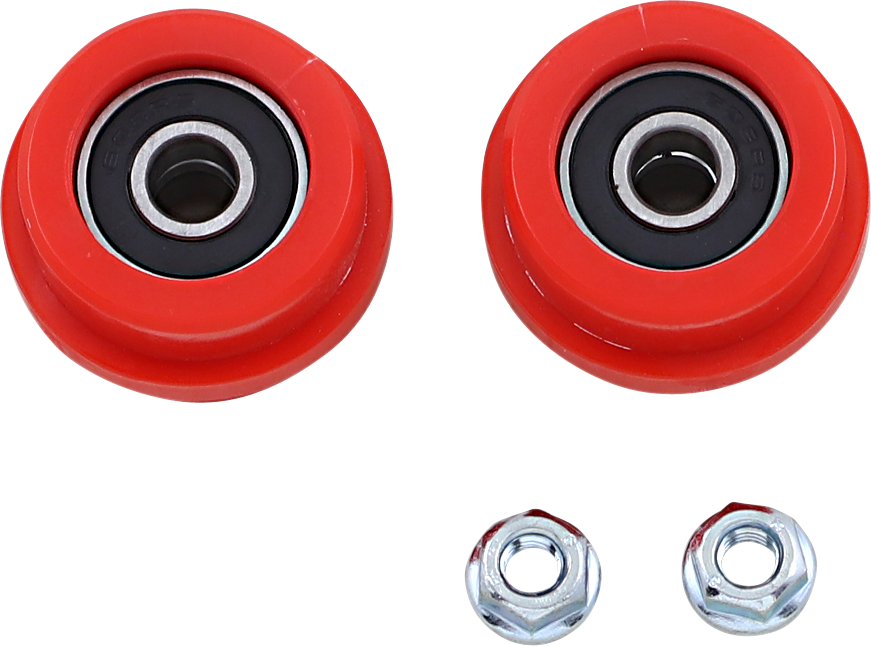 T.M. DESIGNWORKS Chain Roller - Red - Honda ZDK-460-RD