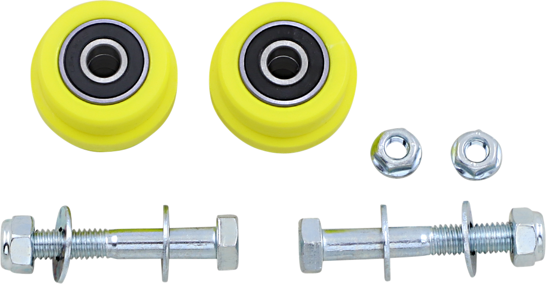 T.M. DESIGNWORKS Chain Roller - Yellow - Kawasaki/Suzuki ZDK-KXM-YL