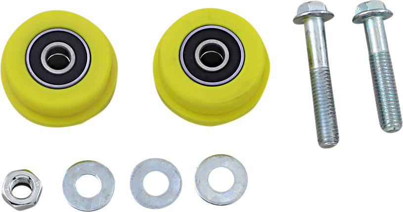 T.M. DESIGNWORKS Chain Roller - Yellow - Suzuki ZDK-SUZ-YL