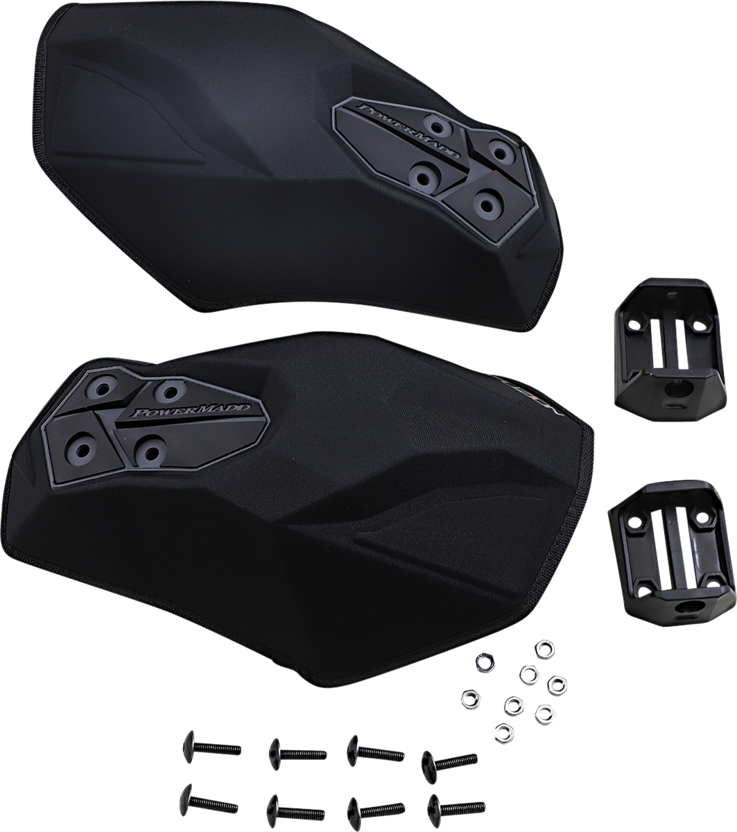POWERMADD Fuzion Handguards - Black/Black 34505