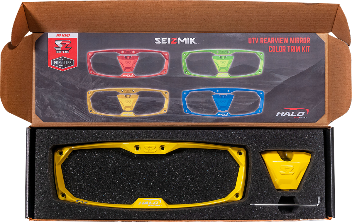 SEIZMIK Trim Kit - Halo-RA Series/Rear View/Mirror - Yellow 56-18103