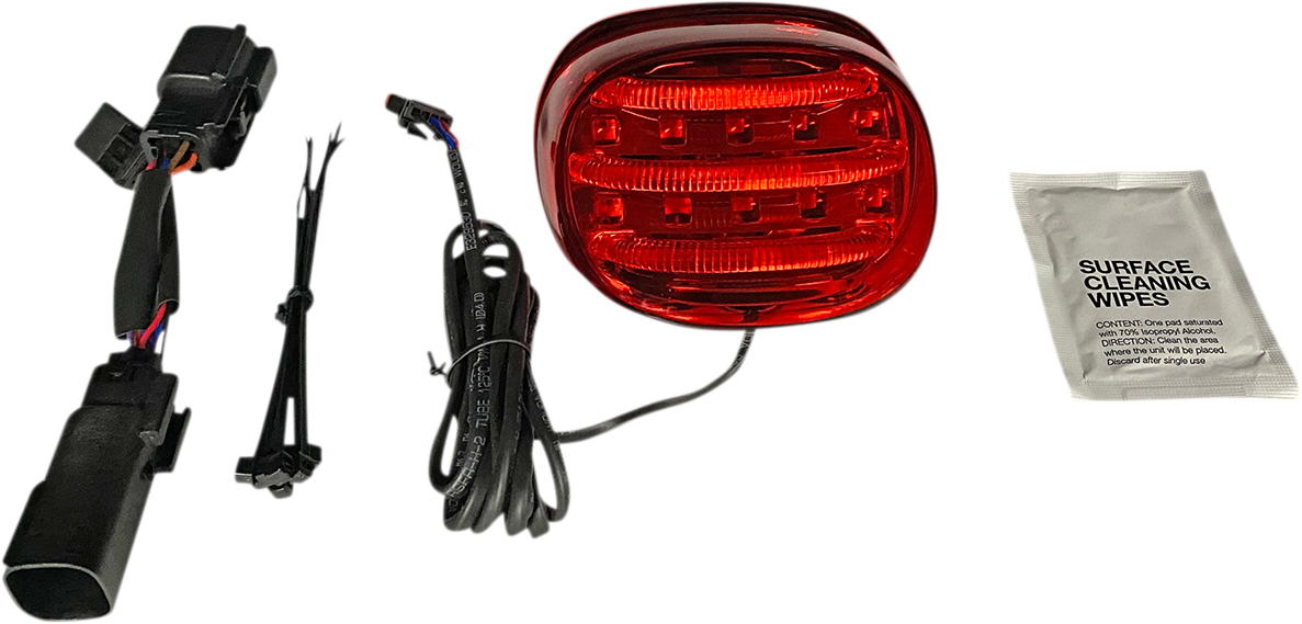 CUSTOM DYNAMICS Mini Taillight - Red PB-ELIMTL-SS6-R