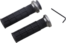 ODI Hart-Luck Signature V-Twin Lock-On™ Grips for Indian - Black/Graphite V31ITW-BH-H