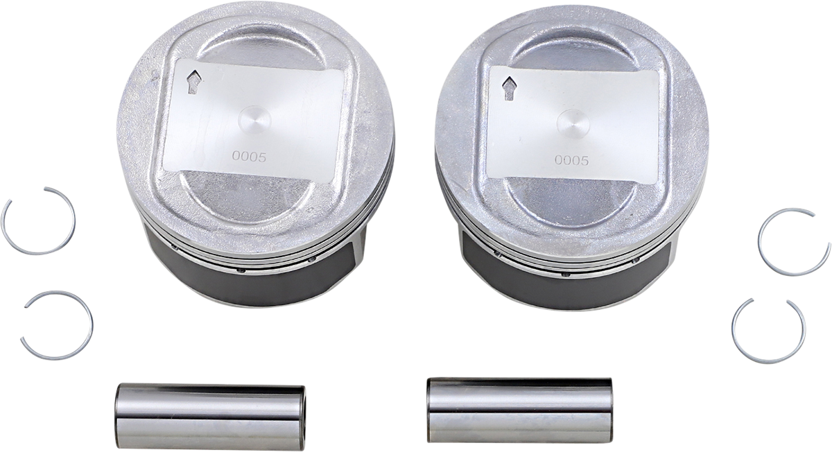 DRAG SPECIALTIES Pistons - Big Bore - 3.875" +0.005" - 95" Twin Cam 22661-99A-005