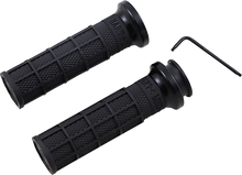 ODI Hart-Luck Signature V-Twin Lock-On™ Grips for Indian - Black/Black V31ITW-BB-B