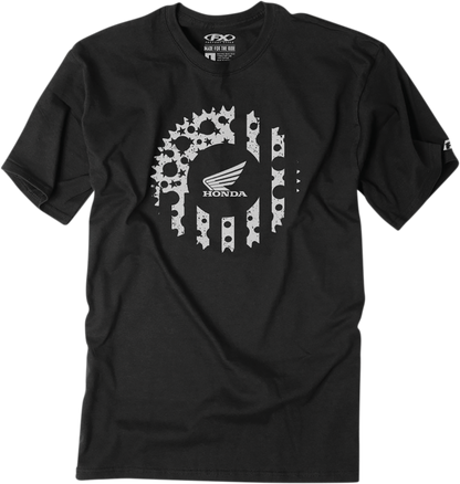 FACTORY EFFEX Honda Sprocket T-Shirt - Black - Medium 24-87302