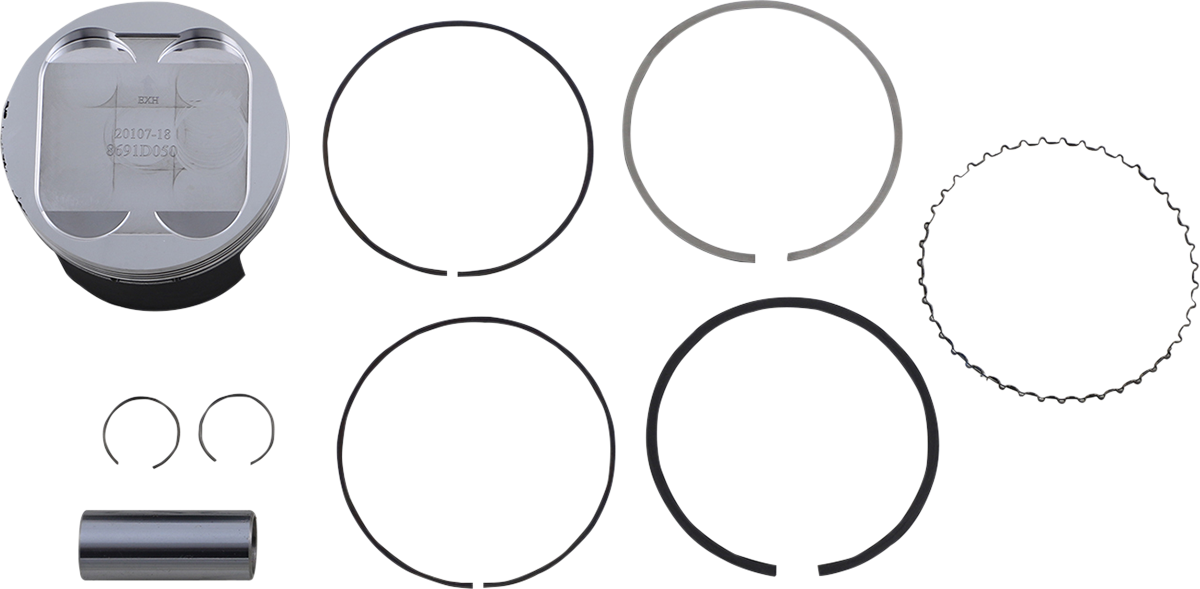 WOSSNER Piston Kit - 92.45 mm - Polaris 8691D050
