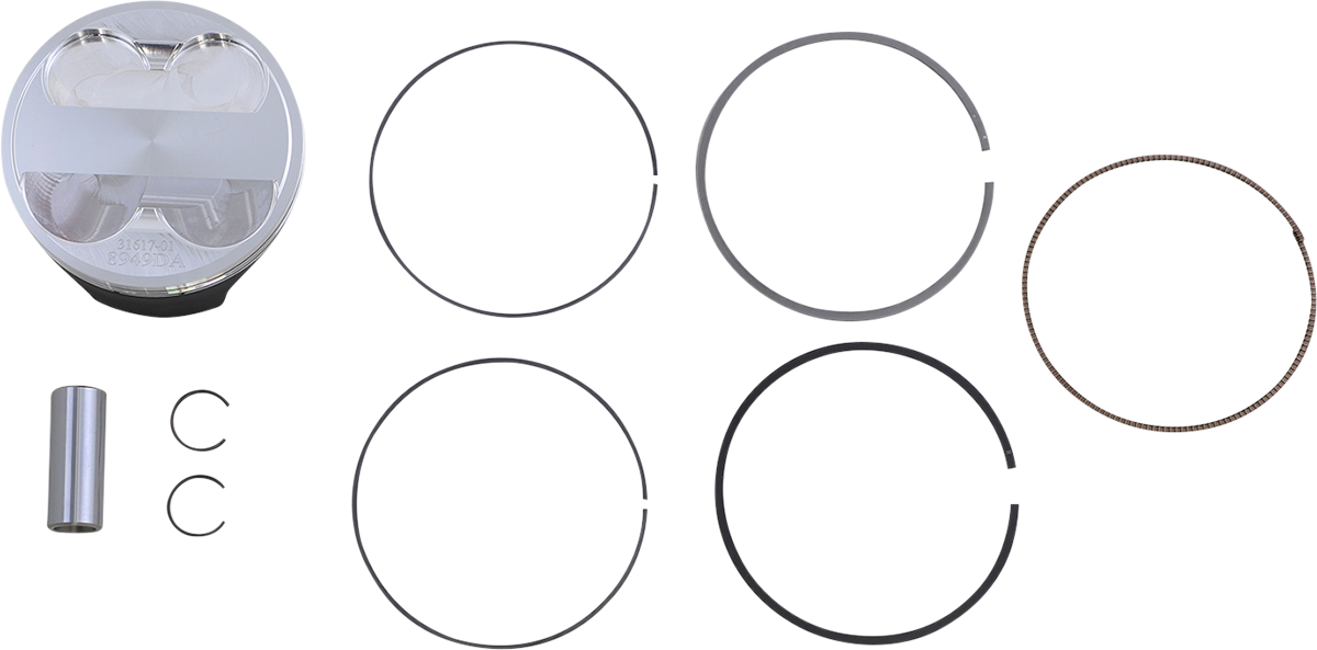 WOSSNER Piston Kit - 96.96 mm - Yamaha 8949DA