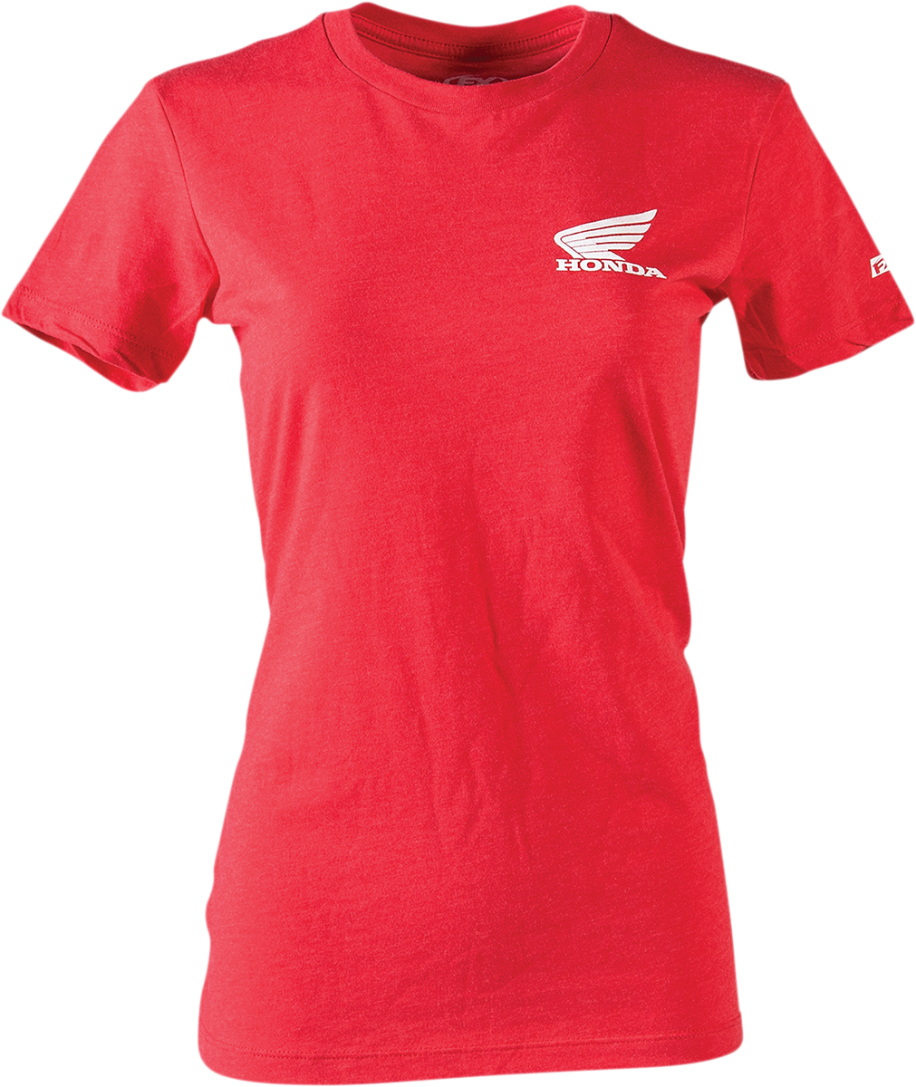 FACTORY EFFEX Women's Honda Icon T-Shirt - Heather Red - Small 24-87310