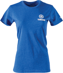 FACTORY EFFEX Women's Yamaha Icon T-Shirt - Heather Royal Blue - XL 24-87216