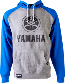 FACTORY EFFEX Yamaha Pullover Hoodie - Gray/Royal Blue - 2XL 24-88208