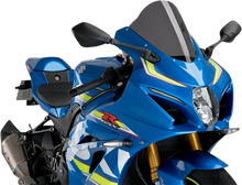 PUIG HI-TECH PARTS Race Windscreen - 11-1/4" - Dark Smoke - GSX-R 3631F