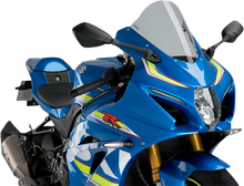 PUIG HI-TECH PARTS Race Windscreen - 11-1/4" - Smoke - GSX-R 3631H