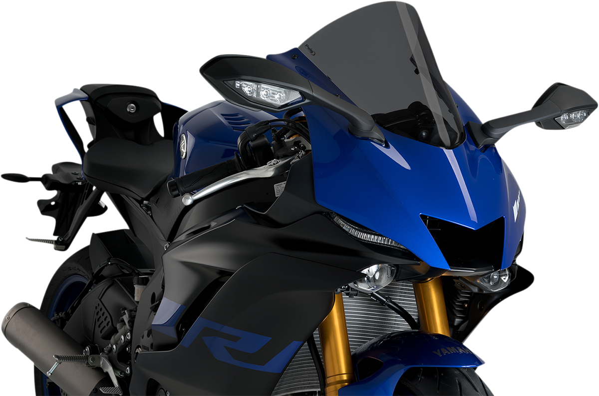 PUIG HI-TECH PARTS Race Windscreen - 14-1/2" - Dark Smoke - YZF-R6 3633F