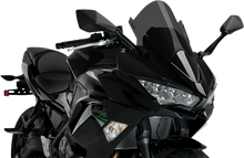 PUIG HI-TECH PARTS Race Windscreen - 19" - Dark Smoke - Kawasaki 3881F