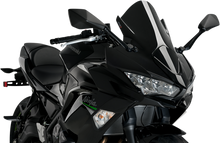 PUIG HI-TECH PARTS Race Windscreen - 19" - Black - Kawasaki 3881N
